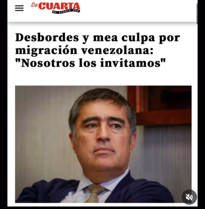 Por fin un personaje que declaró a la culpabilidad de la derecha frente a la migración en chile 
#CeroVotoParaLaDerecha 
#DerechaCorruptaYMiserable