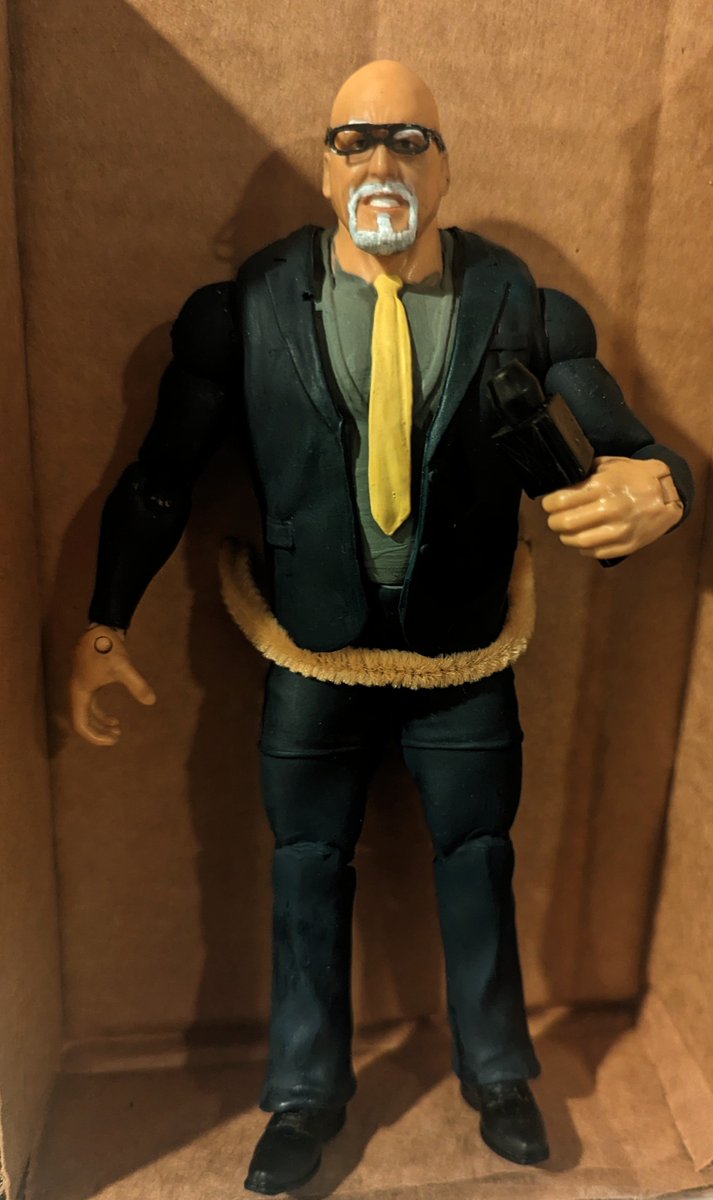 kevinscholla's tweet photo. I was presented with my own action figure on Saturday. What a gargantuan honor! #UWC #ProWrestling #RingAnnouncer #RockinTheMic ๐บ๐ธ๐๏ธ https://t.co/ELzxBo5bid