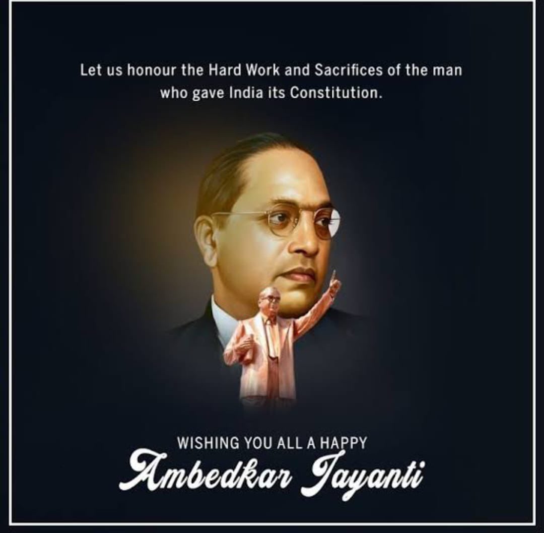 On this special day, let’s reflect on Dr. B.R. #Ambedkar’s teachings and strive to create a world where every individual is treated with dignity and respect. #HappyAmbedkarJayanti !🇮🇳📖