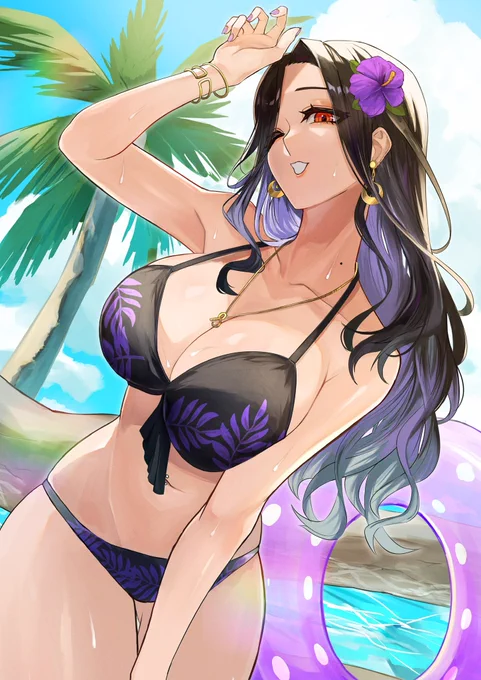 #気温が高いので気が早いが水着絵が見たい 
