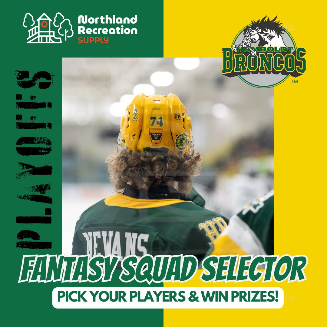 It’s time to make your picks for tonight's playoff game! Humboldt Broncos Fantasy Squad Selector and Gameday PickEm Presented By Northland Recreation Supply gamedayquestions.com/broncos-pickem gamedayquestions.com/broncos-squads…