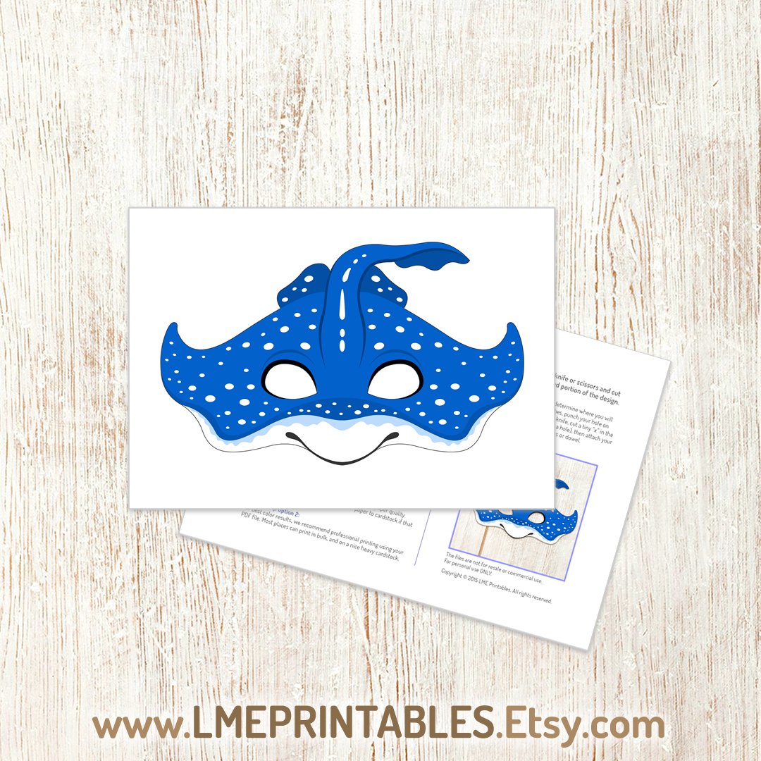 lmeprintables's tweet photo. Ray Fish Mask Printable Animal Halloween Manta Ray PDF Paper Costume Template Under the Sea Pool Birthday Party Lake Acuatic Ocean Kid Adult https://t.co/OBPjpbQggt via @Etsy #rayfishmask #rayfishcostume #animalmasks #undertheseaparty #poolpartyideas #animalmasksforkids #diymask https://t.co/D9VstqgTfH