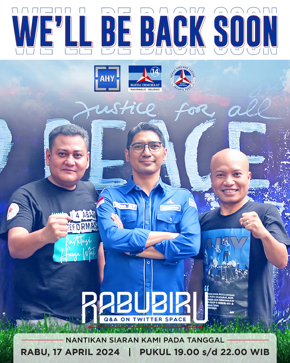 We'll Be Back Soon

<a href="/demokrat_jakpus/">Demokrat Jakpus</a> 
@Taufiq_PD_DKI 
<a href="/Hasbil_Lbs/">Hasbil Mustaqim Lbs</a> 
<a href="/MTaufiq_NTB/">#D</a>