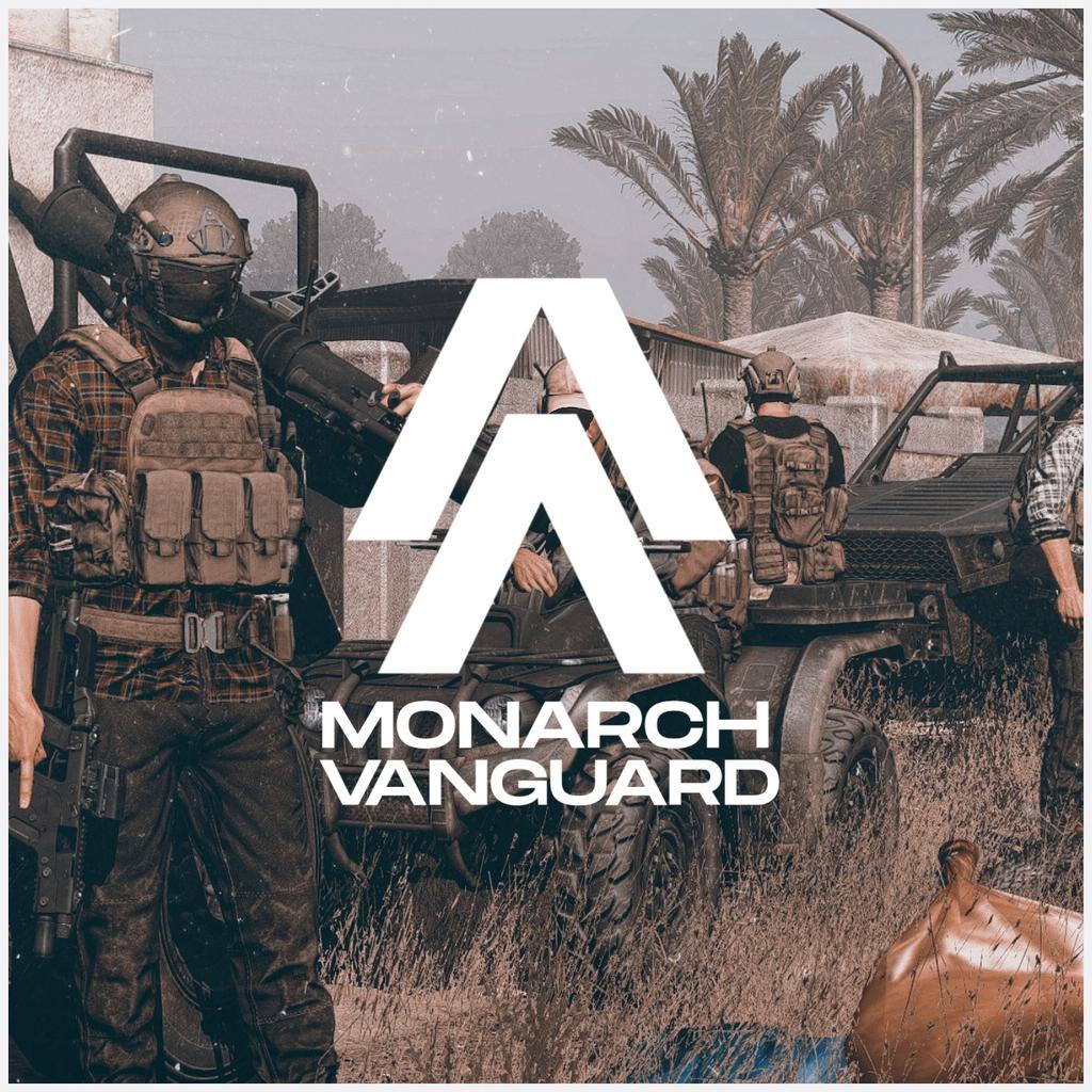 kfclover30's tweet photo. INTRODUCING:
          𝗠𝗢𝗡𝗔𝗥𝗖𝗛 𝗩𝗔𝗡𝗚𝗨𝗔𝗥𝗗

A Lightweight faction mod depicting a near-future "𝘎𝘳𝘢𝘺 𝘞𝘢𝘳" scenario in a middle eastern country fought by PMCs. More info in ALT Text. 

#arma3 #armaplatform #pmc #armamodding https://t.co/zL3B6Sxvk7