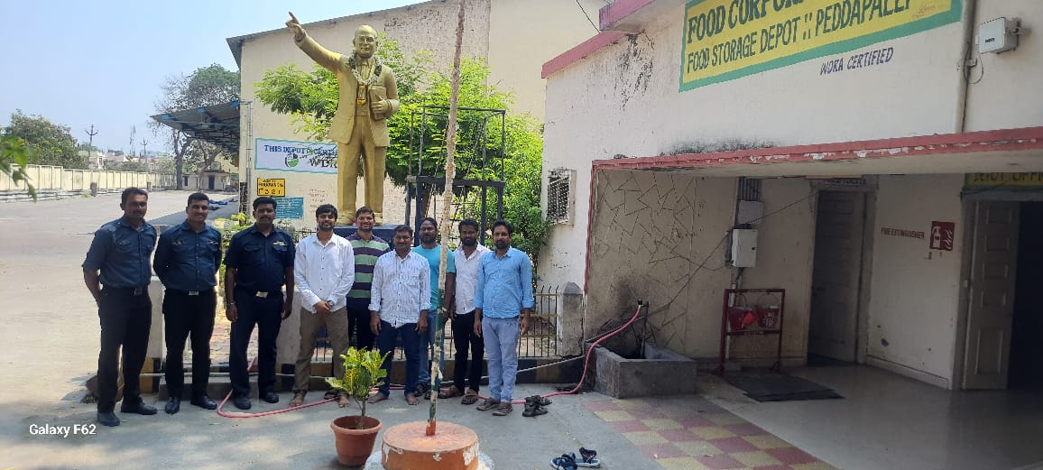 133rd Birth anniversary celebrations of                           
DR. B.R AMBHEDKAR at FSD Peddapalli