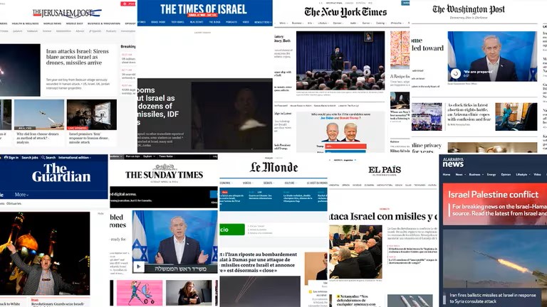ManifiestoAnti1's tweet photo. Acto 4: El mundo se solidariza con Israel condenando a Irán. ¿Hipocresía?

Si está mal que Irán ataque Israel, es igual si Israel bombardea centros diplomáticos iraníes. 
Ahora Netanyahu promete una respuesta mayor y el servilismo de EE. UU. con Biden lo apoyará. https://t.co/QGeNUpnYyS