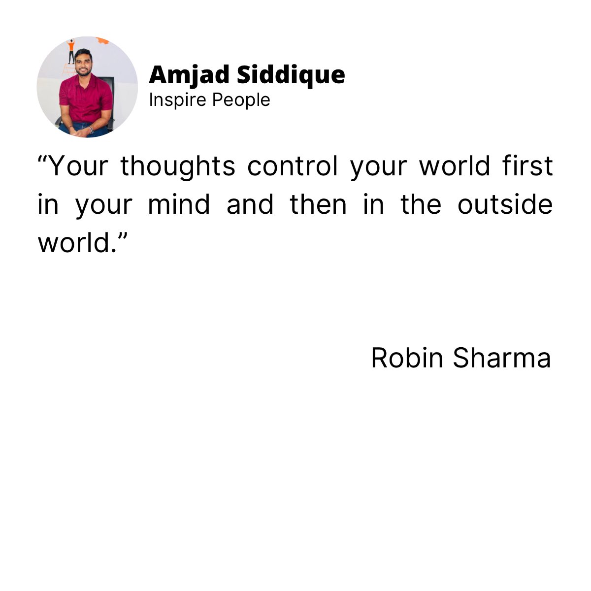 Learnings From My Reading Journey 📖               

What do you think? 🤔 please share your thoughts 💭, Thank you!

MegaLiving: 30 Days To A Perfect Life 
Robin Sharma

For more updates follow - @amjad__siddique                      

#readingbooks #education #amjadsiddique