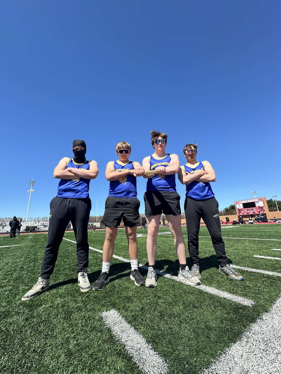 Congrats to the boys and girls teams for finishing as runners-up at the 2024 Perry Relays! Stephen and Rocco also broke the school record for the 2-man HJ relay! #bdka 😈💙