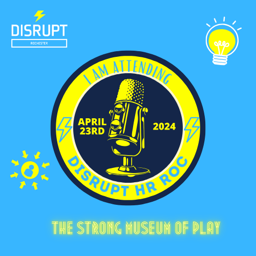 val1310's tweet photo. Excited to announce that I'll be attending the 2024 Disrupt HR Rochester event on Human-Centered Innovation at the Strong National Museum of Play on Tuesday, April 23, 2024! It's set to be an inspiring gathering of HR professionals pushing boundaries in the industry. https://t.co/jvxMQ3JkuW