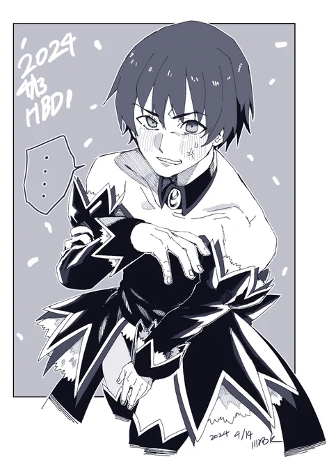 今日は4月13日。いいね?()
#ひぐらしFA 
#前原圭一生誕祭2024 
