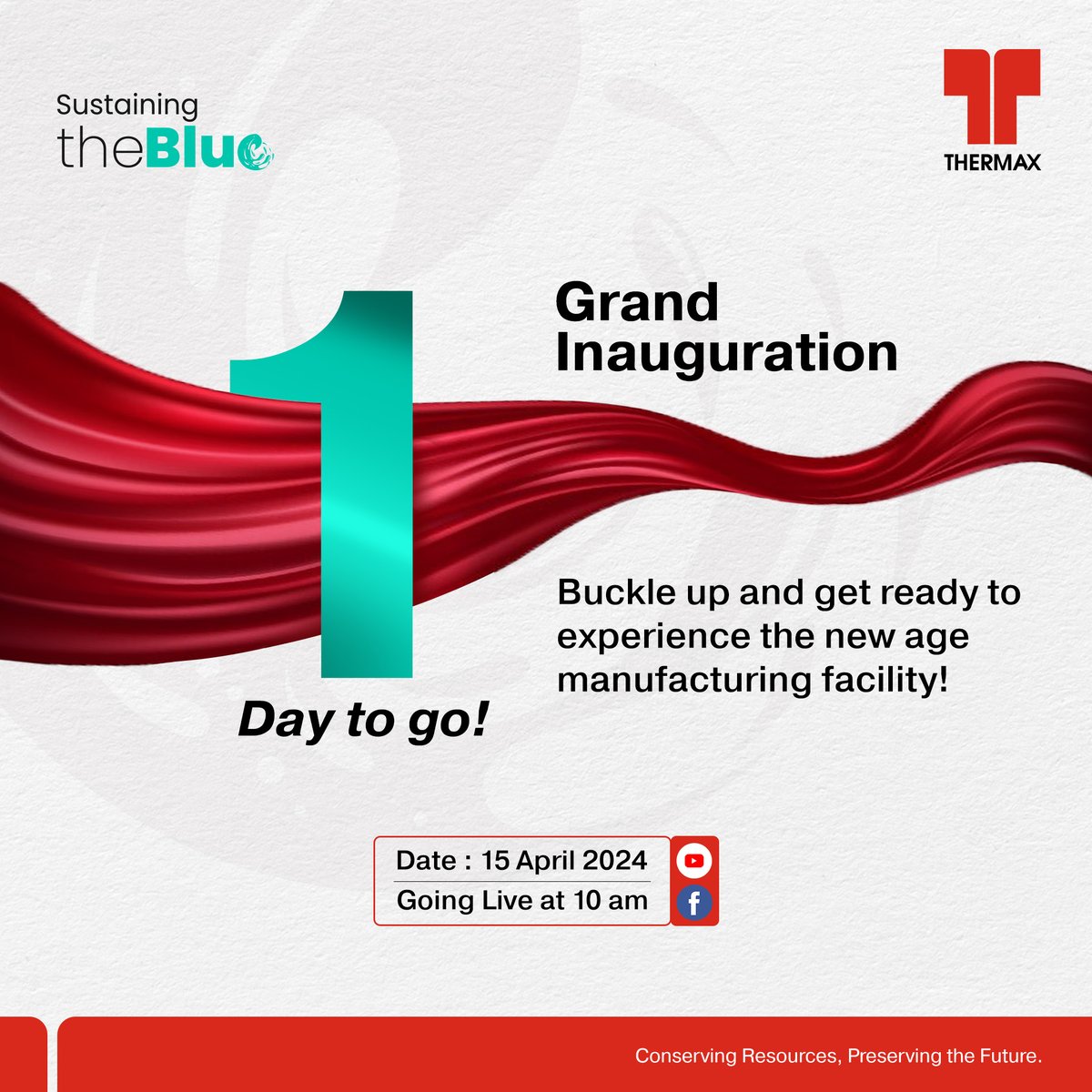 Stay tuned as we showcase our latest milestone in the journey of sustaining the blue with our new age manufacturing facility! Crafting excellence in water and wastewater solutions.
Live link : bit.ly/3vFOz9L

 #Cleanwater #Factoryinauguration #Watertreatment #Thermax