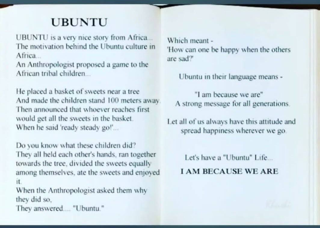 उबुंतू (एक अफ्रीकी जनजाति)

#Ubuntu #Africa #tribe