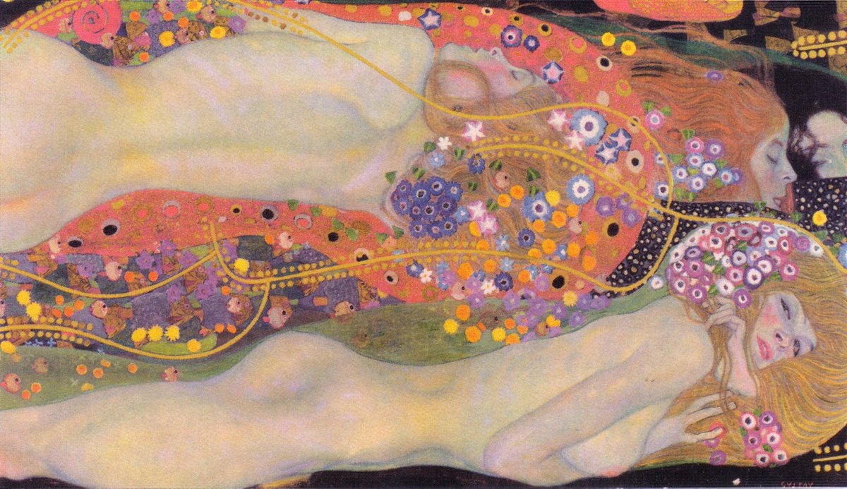 Gustav Klimt, 'Water Serpents II' (1904-07)