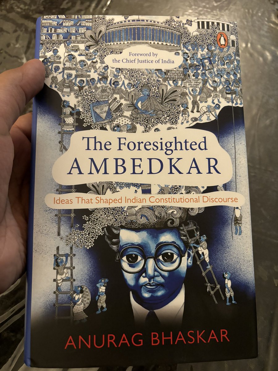 This morning, my book “The Foresighted #Ambedkar” was released by CJI Dr DY Chandrachud in presence of Chief Justice of #Singapore, Judges of the Supreme Court, Chief Justices and Judges of all High Courts. Book is available now in bookstores and on Amazon-amzn.in/d/5VfKvqz