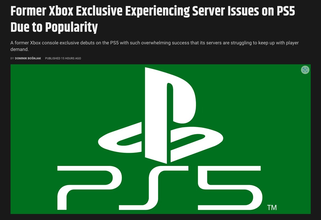 Post Up on X All this time they was only hating because it wasnt on their system. Look at them now. The PlayStation 5 port of Sea of Thieves has debuted in