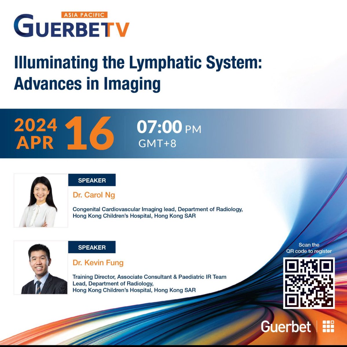 Looking forward to Can’t wait to share the latest on #lymphatic #imaging next week at @GuerbetAsia TV 🤩 Registration is open at bit.ly/3VOPyiz #LymphaticIR #PedIR