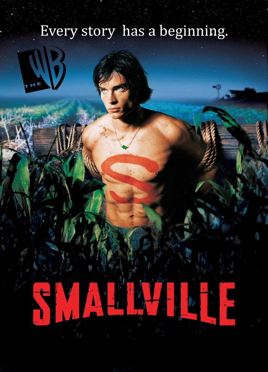 Hardest Superman poster to date but also what the FUCK is wrong with kids in Smallville😭😭😭