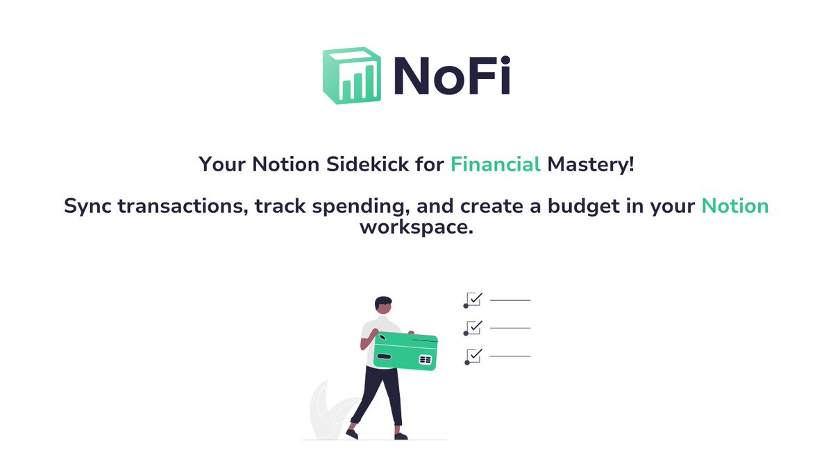 Take control of your finances like never before. 💼💸 

#finance #Notion #NoFi #budgeting
