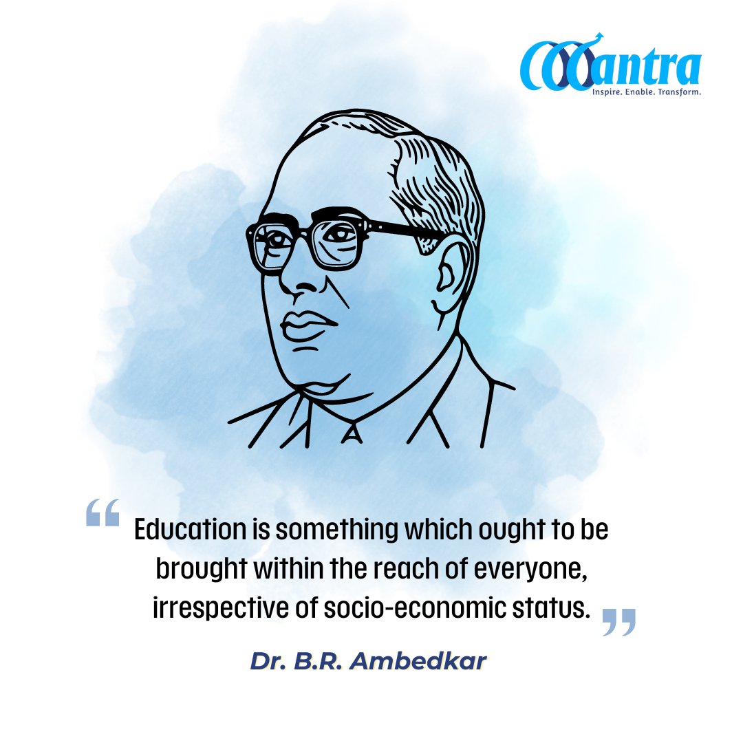 Dr. B.R. Ambedkar believed in the transformative power of education and that it should be available to all. On his 133rd birth anniversary, let us recommit ourselves to ensuring that all children, regardless of background, have access to quality education.
