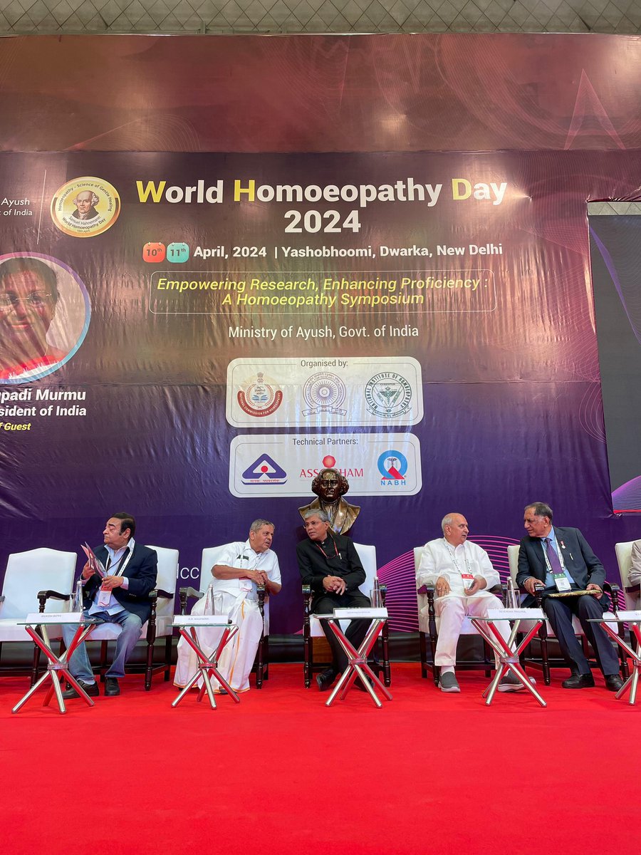 When esteemed homoeopathy dignitaries engage in conversation, the entire event comes alive with added vibrancy and depth.

#WorldHomoeopathyDay
#Homoeopathy4Bharat
#UniteForHomoeopathy