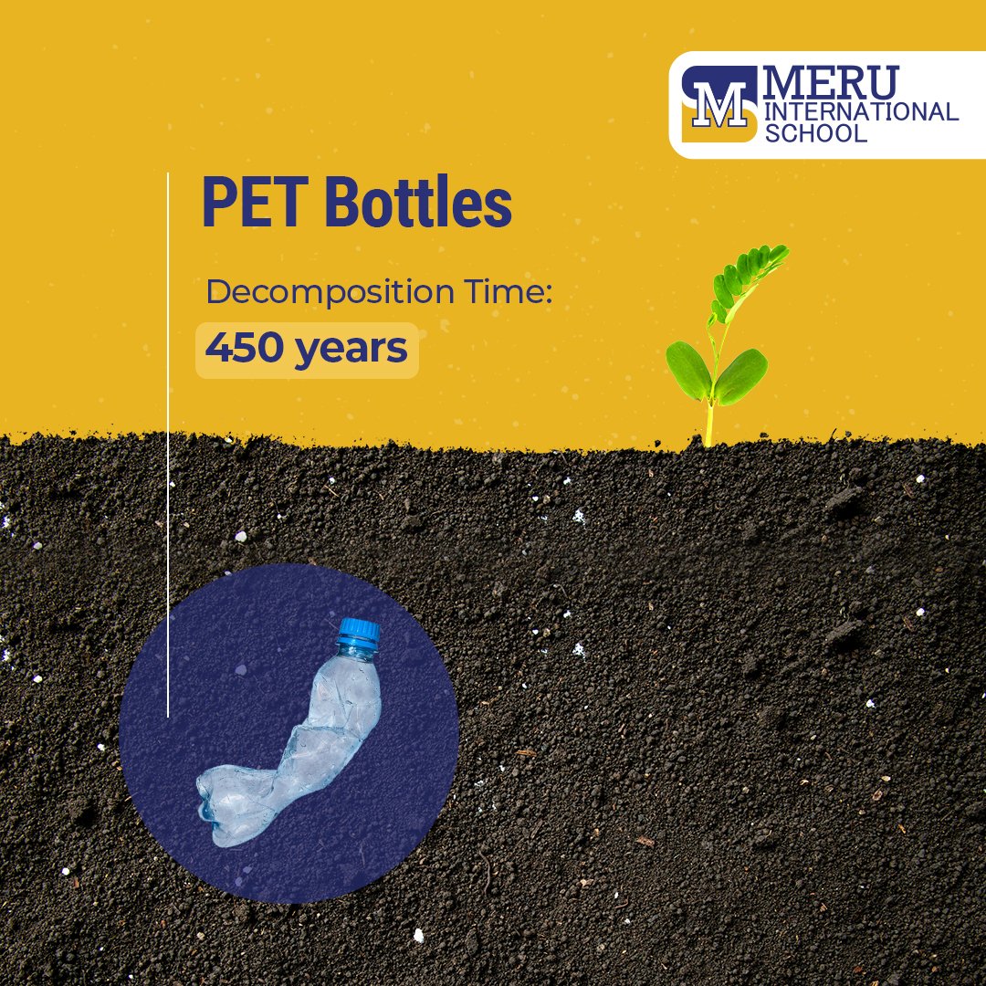 Dive into the #PlasticChronicles with MCLAP Sustainability and discover the astonishing lifespans of everyday plastics. From PET bottles to straws, uncover the centuries they spend on our planet. 

#Meru #MCLAPSustainability #PlasticLifespans #PETBottles #PlasticStraws