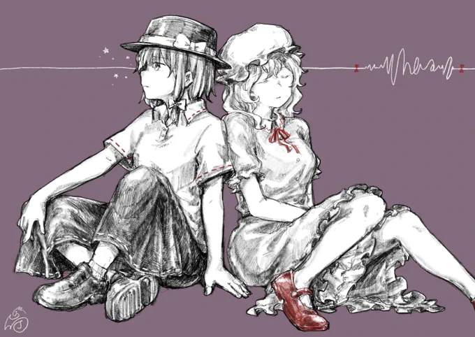 #一次創作作家のファンアート 秘封!(新作おめでとう…!!) 