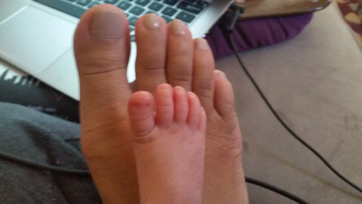 I love this beautiful yet haunting realization... because my daughter has my feet!