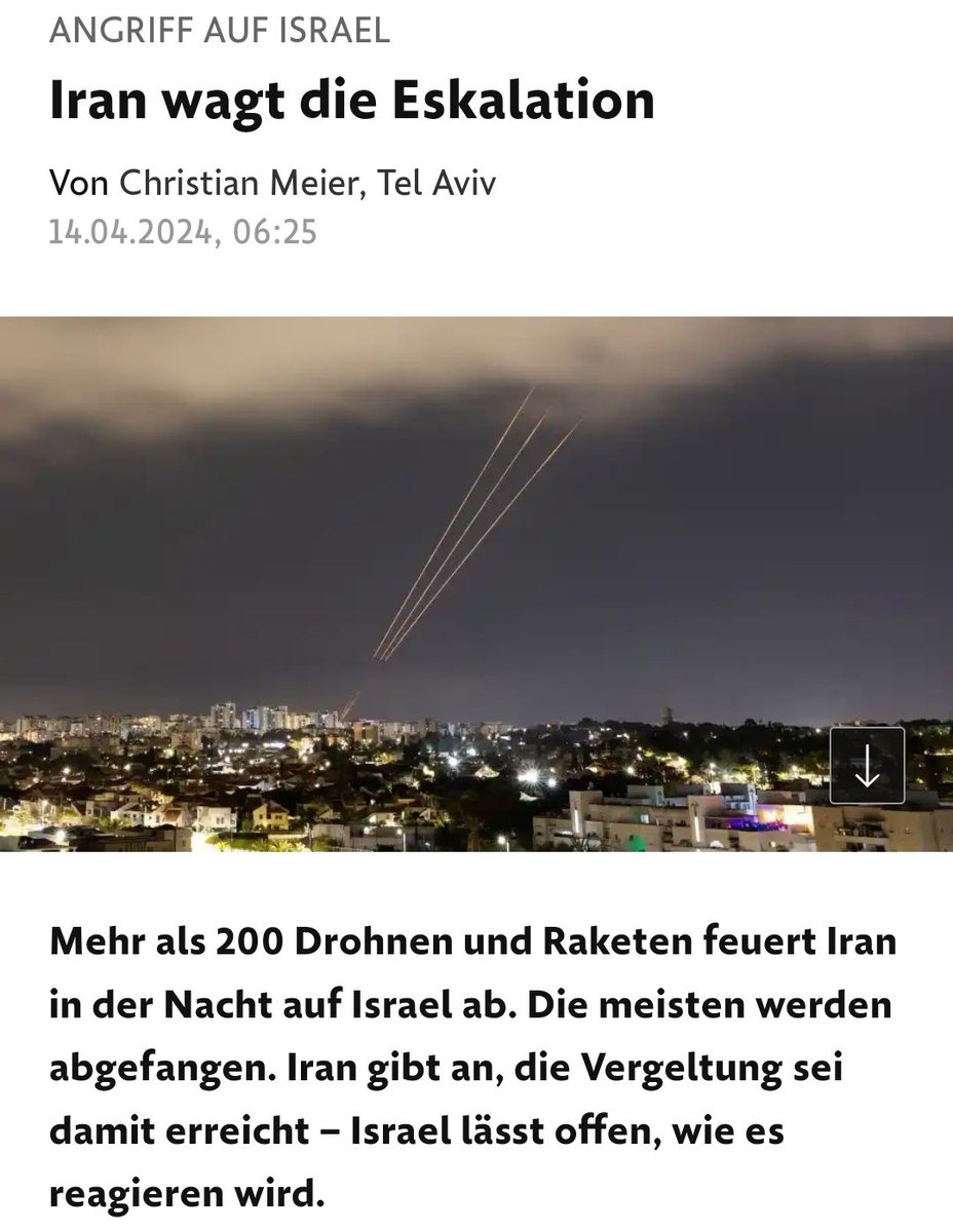 IraninBerlin's tweet photo. Es geht um eine legitime #Verteidigung, eine Antwort auf den Angriff auf die iranische diplomatische Vertretung in #Damaskus, die seit Tagen nur die Frage der Zeit war. Der Führung des israelischen Regime muss schon sehr klar gewesen sein. 1/2
#Selbstverteidigung #IranDefends https://t.co/BDOZ1CjQv9