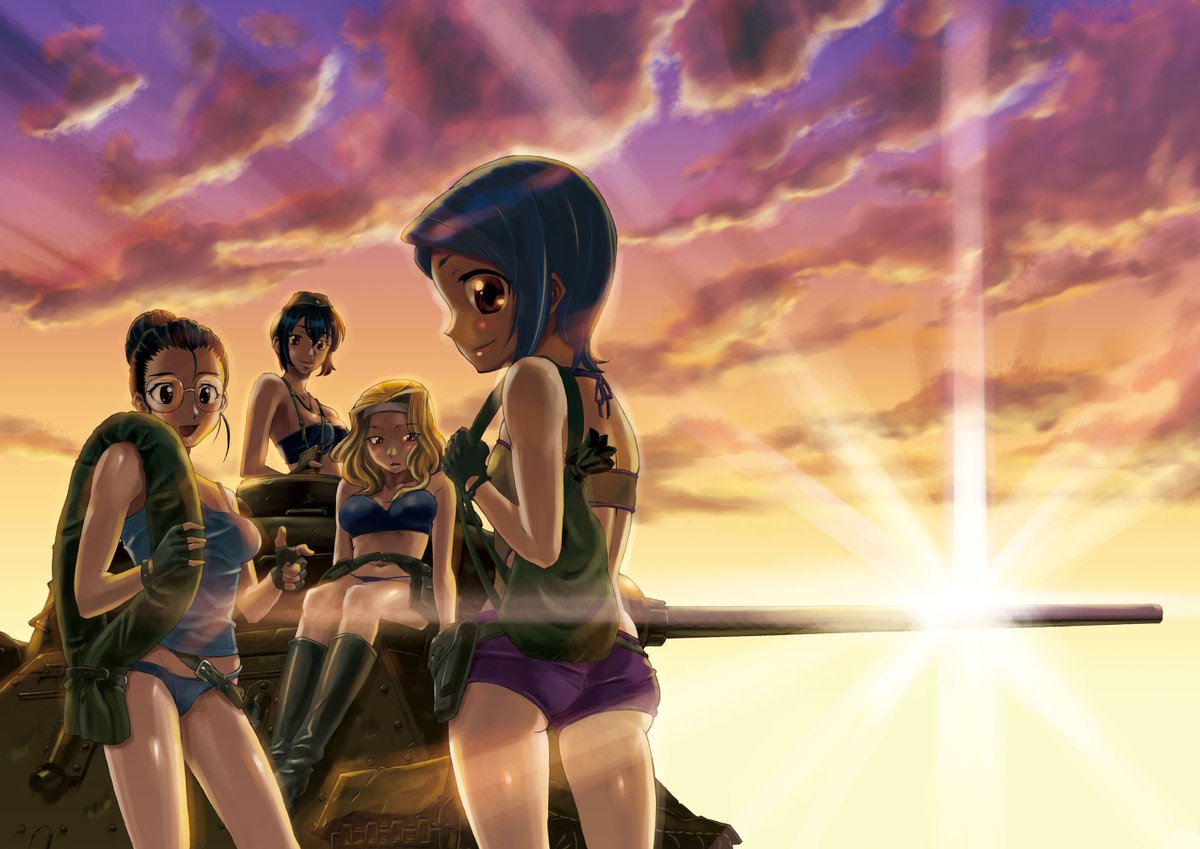 「#創作クラスタの版権絵晒し大会会場たまにはガルパン以外のモノを^^ 」|才谷屋龍一🇺🇦パワパス第４巻・４月１３日発売☆のイラスト