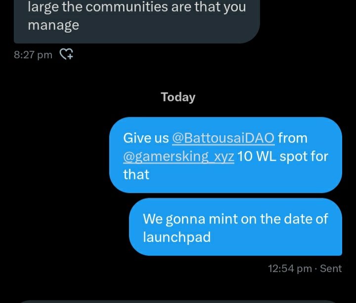 Got something for u guys?