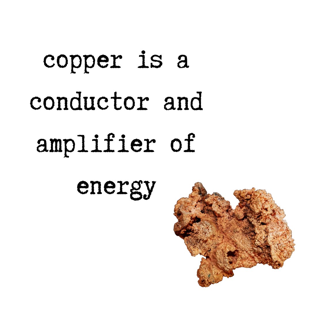 solahnightstar's tweet photo. As a highly conductive metal, copper helps amplify the power of each crystal it's paired with. ⁠
⁠
Also, the way it changes and patinas over time is absolutely beautiful. ⁠
⁠
Check out my crystal creations on my website! 💜 https://t.co/gQY3yW24Ri