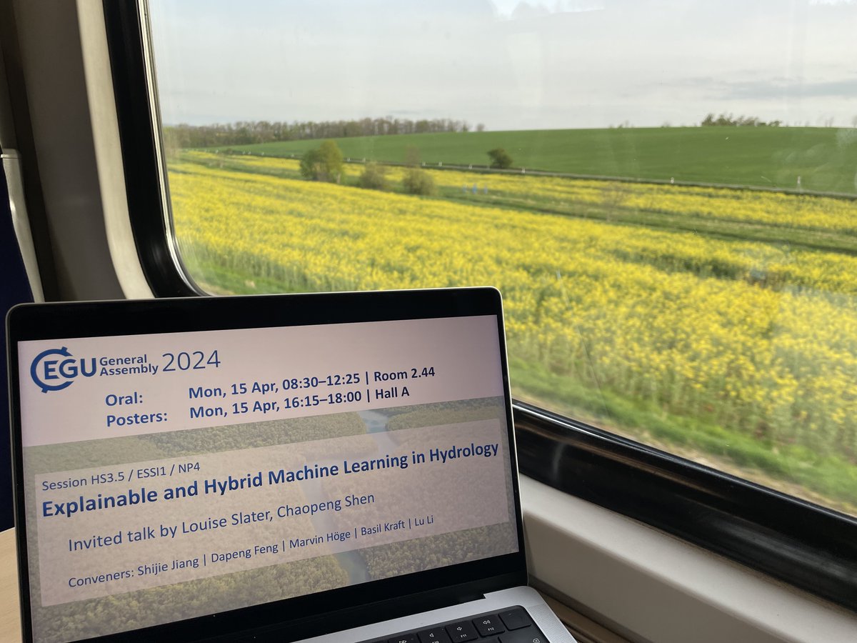 🌍 Happy #EGU24 everyone! Join us at our session HS3.5 on Explainable & Hybrid Machine Learning in Hydrology. Looking forward to all the discussions!
🗓️Mon, Apr 15
🎤Orals: 08:30-12:25, Room 2.44
🖼️Posters: 16:15-18:00, Hall A
meetingorganizer.copernicus.org/EGU24/session/… 
@Ellis_Unit_Jena #train2EGU