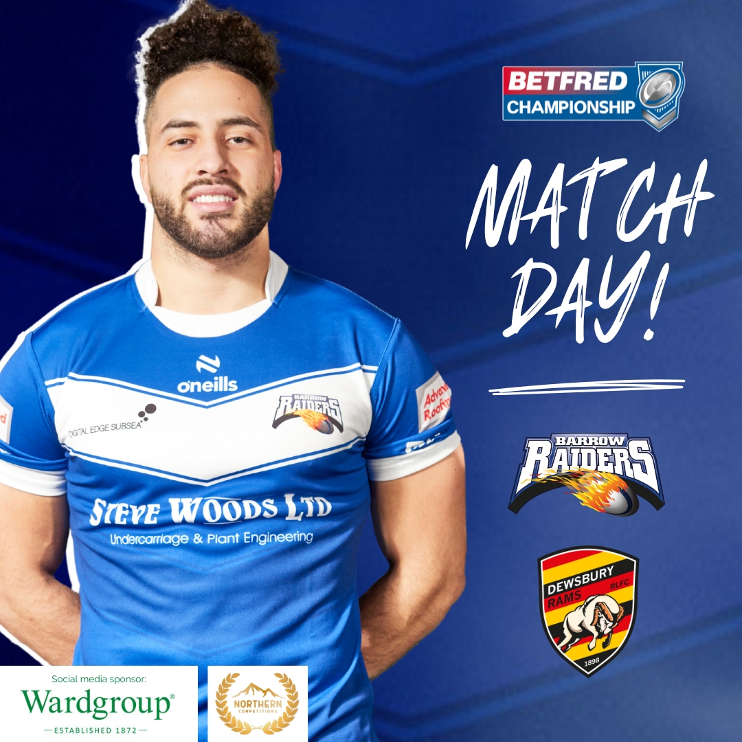 It's Matchday! 🔵 🆚 @DewsburyRams 🏟️ Northern Competitions Stadium ⏰ 3:00pm kick-off 🏆 Betfred Championship 🎟️ pulse.ly/4yxcwonup9