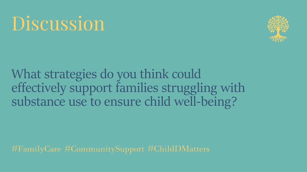 What strategies do you think could effectively support families struggling with substance use to ensure child well-being? #FamilyCare #CommunitySupport #ChildDMatters 3/5