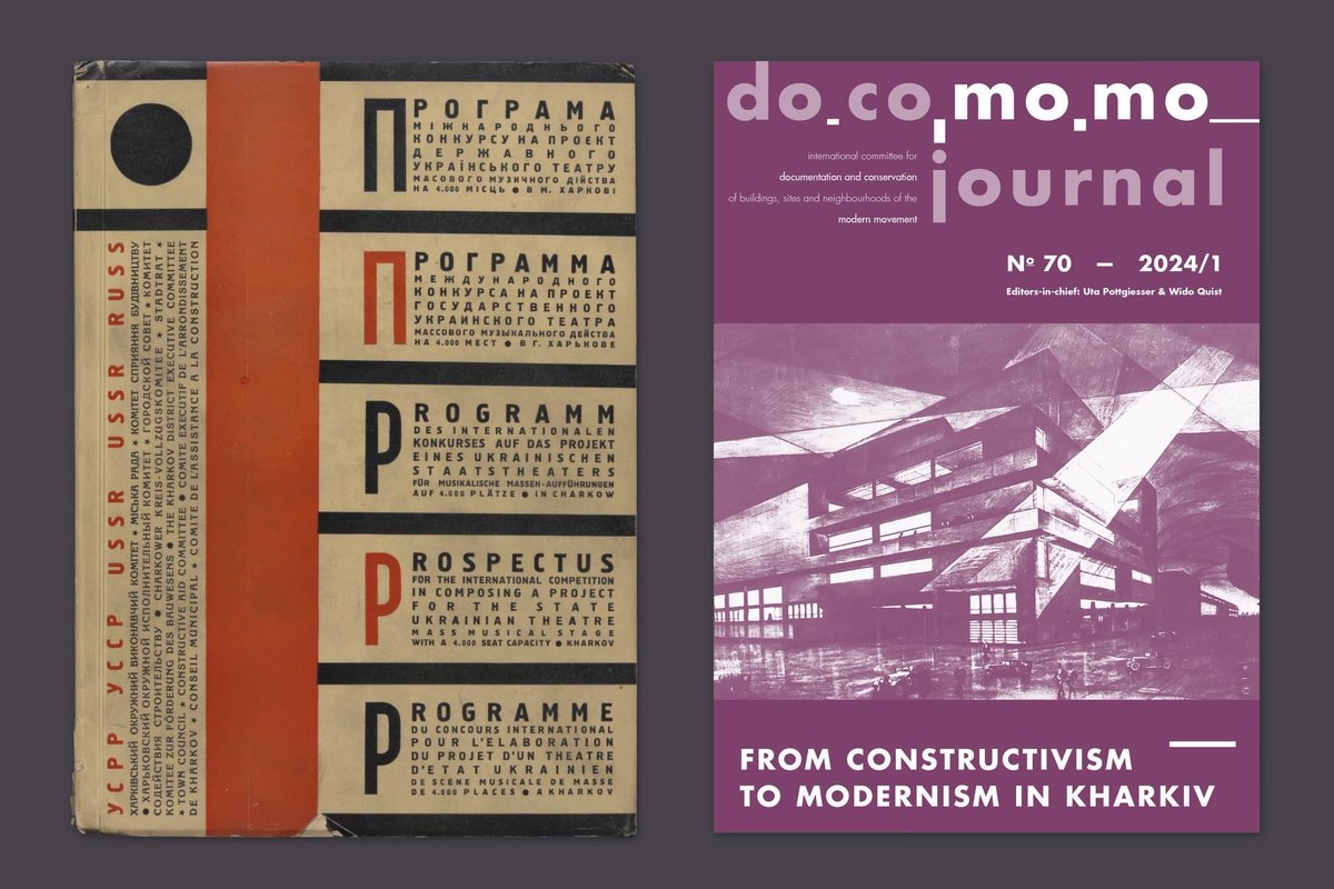 TdModerne's tweet photo. Mo, 15.4. 15-19h @ Berlin + via Zoom
#NewEuropeanBauhaus Satellite Event 2024 in Berlin 

Podiumsgespräch mit Release des Docomomo Journal No. 70 plus ab 18h Eröffnung von Teil 6 der Ausstellungsserir „Modernism in Ukraine"

Online: https://t.co/YRZn2X9XZX https://t.co/2IMRbgMDLd