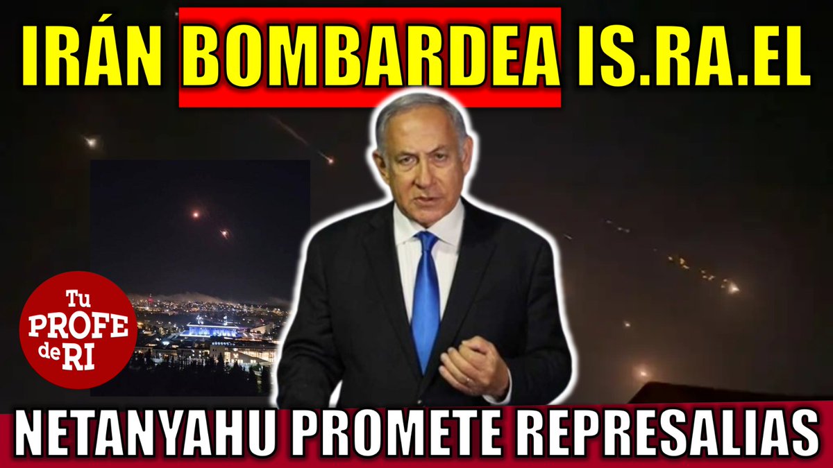 🔴 #IRÁN BOMBARDEA #ISRAEL. #NETANYAHU PROMETE REPRESALIAS ✍️ #Biden condena ataque de Irán, convoca a sesión del Consejo de Seguridad y pide a NETANYAHU no responder. ✍️ Irán manifiesta satisfacción con la respuesta y que sólo escalará si Israel sigue adelante. 👇…