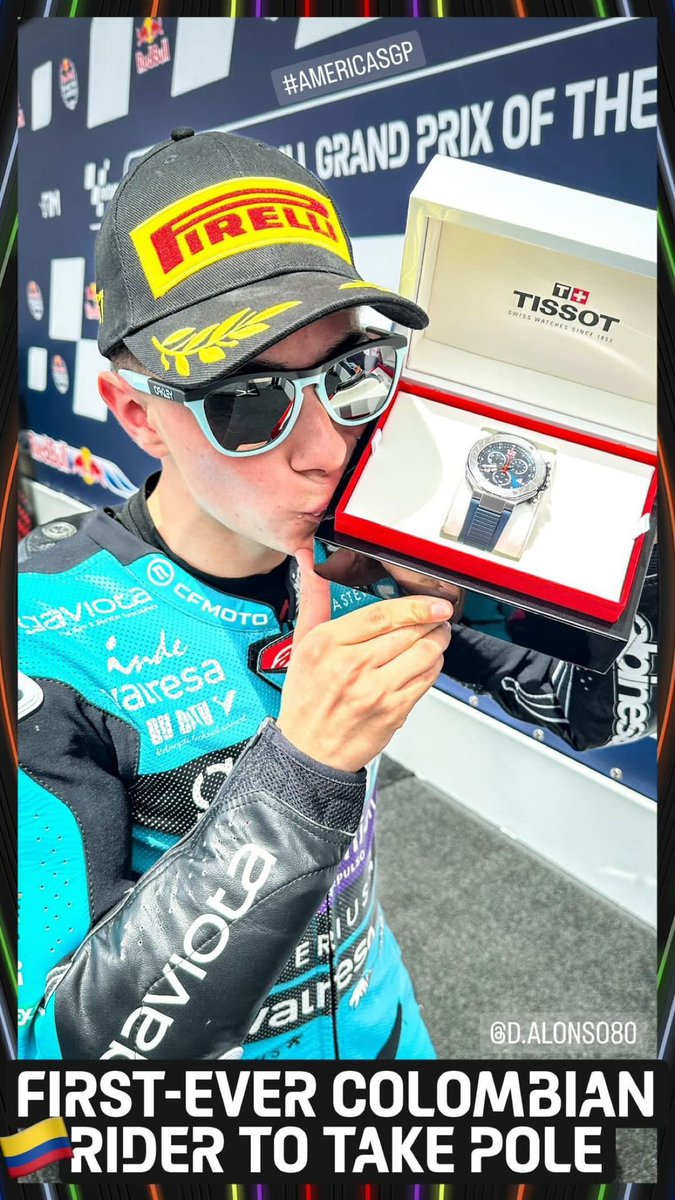 ladykytt's tweet photo. เมื่อวานน้องเดได้ pole position สนาม COTA 🇺🇸 ชี้ที่ข้อมือใหญ่เลย เดจิ๋วสตาร์ท pole แล้วจะได้นาฬิกา เดินมาถามทีมเลยว่า กี่โมงละนะ (qué hora) พี่ ๆ ก็ชมน้องใหญ่เลย Vamos, Muy bien Parce 👶🏻💖 #Parce80 #DA80 https://t.co/2JmdEbIpCy