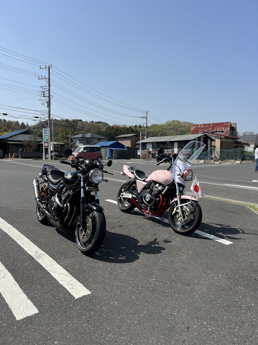 パステルピンクのCB可愛かった