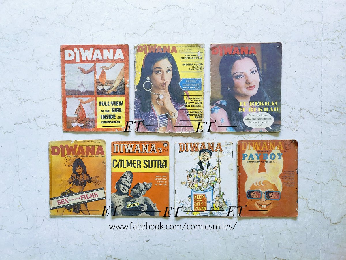 gemsofcomics's tweet photo. Diwana Magazine
Spicy saucy naughty witty racy zany

English Avatar of Tej Diwana Ma

An Indian adaptation of Mad magazine by Vishwa Bandhu Gupta

A collection of humour, satire , trash &amp; rubbish

Year 1970

#madmagazine
#mad
#Diwana 
#deewana
#comics
#Satire 
#humor 
#humour https://t.co/GdDNcWO6xJ