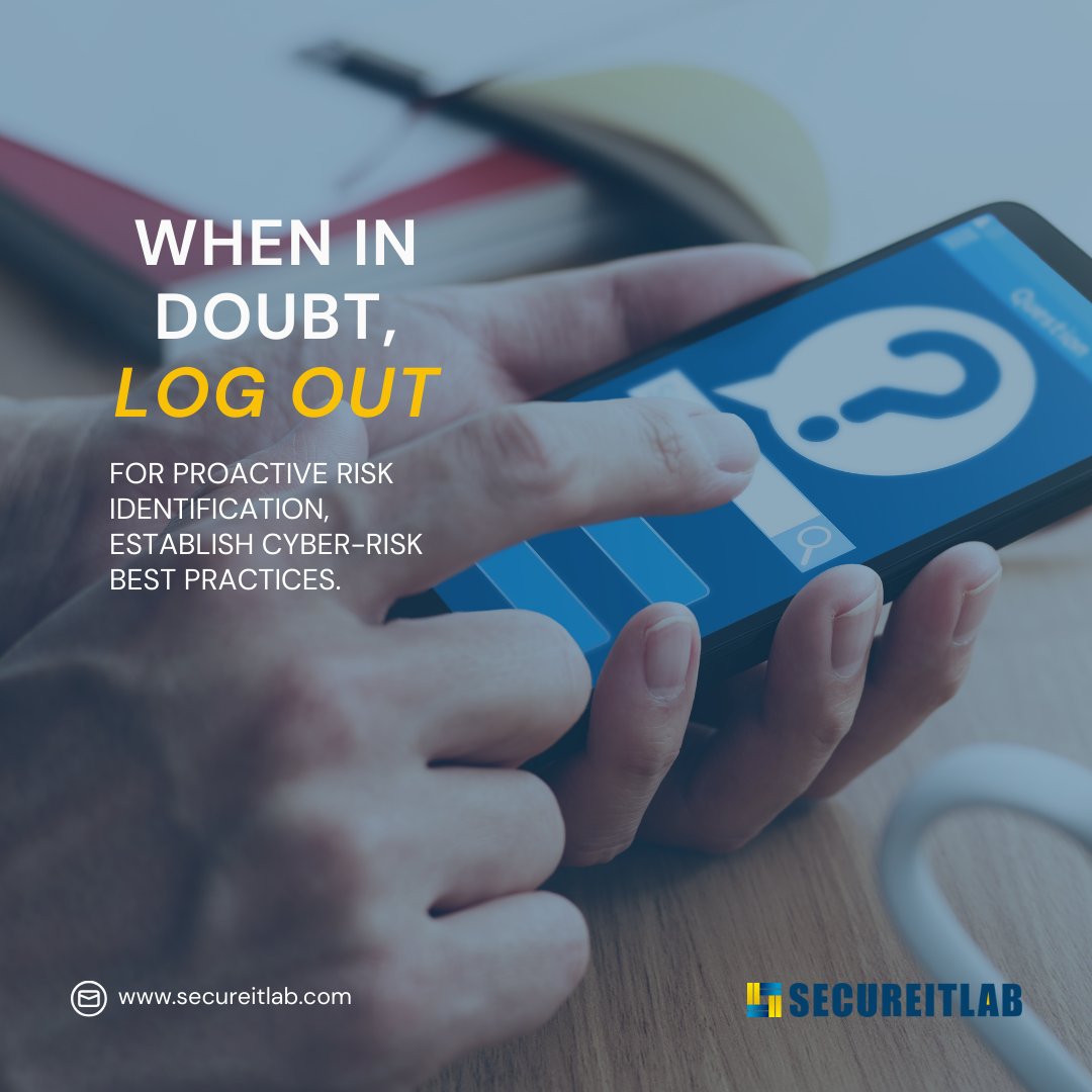 secureitlab's tweet photo. Follow best practices, use effective tools, and prioritize proactive risk management to protect your digital assets. Partner with us for a secure future. 

#CyberRiskManagement #ProactiveSecurity #Cybersecurity https://t.co/sVncf0ryYQ