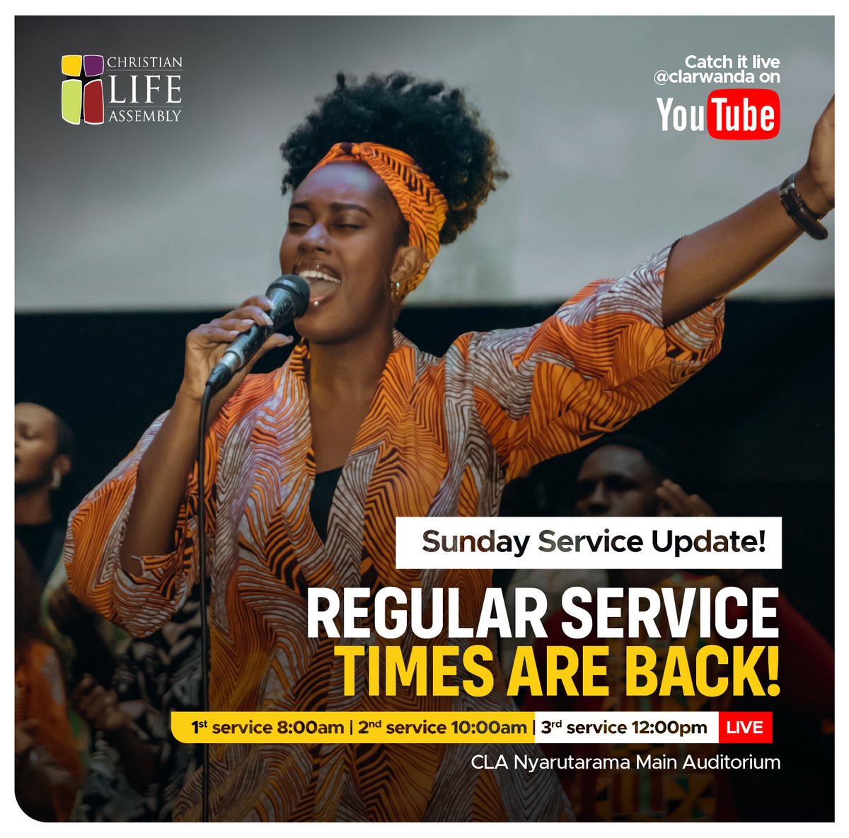 Join us for Sunday Service today in the House of The Lord. We are live at midday CAT. #sundayservice #lightsshinebright
