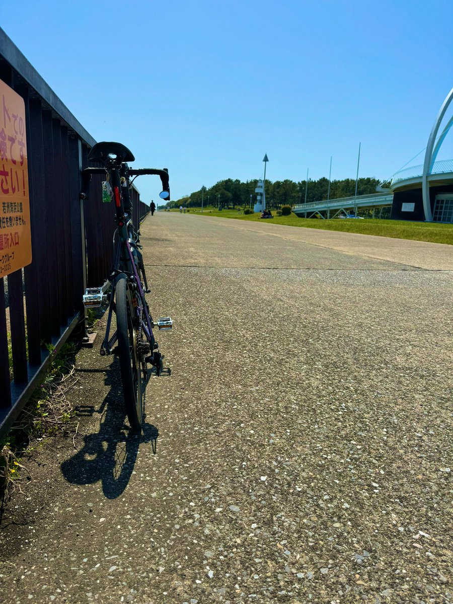 tourermode's tweet photo. 今日は荒サイを超えてゲートブリッジまで往復75kmライド🚴‍♂️

気持ち良い暑さでした☀️

#giant #idiom1 #小径車 #ミ���ベロ　#ミニベロロード https://t.co/3v5hqdPAhh