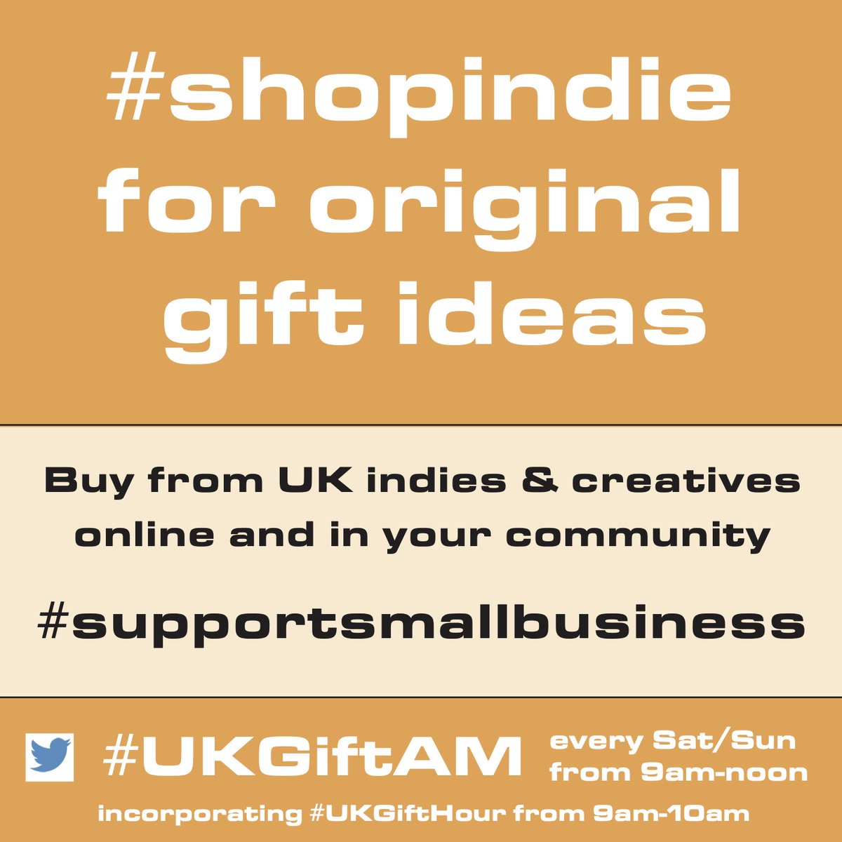 Is there a more rewarding way to start #SundayMorning than to #supportsmallbusiness and #planahead with UK indies & creatives? 🙂 Then you're invited to join the #shopindie crowd for #UKGIftHour #UKGIftAM at 9am - friendly company and delightful #giftideas 🤗🎁