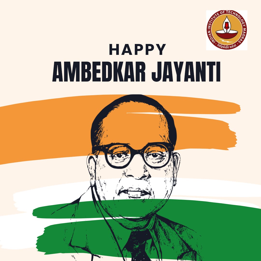 @iitmadras pays homage to Dr. B.R. Ambedkar, ‘The Father of Indian Constitution', on his birth anniversary. Let's celebrate the life & teachings of Dr. B.R. Ambedkar & continue to work towards #equality & justice for all. #AmbedkarJayanti #BabasahebAmbedkar #AmbedkarJayanti2024