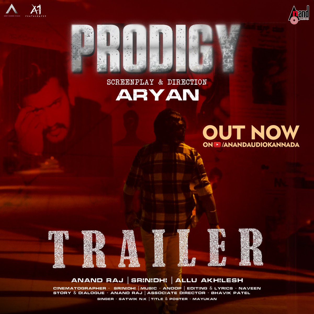 Check out the trailer of our Short film Prodigy now. Let the chase begin... Arriving on your screens on 19th April 2024 on Anand Audio Kannada YT channel. @AnandAudio_  @AnandAudioEnt

youtu.be/wW2SygwTPPE?si…

#shortfilm #shortmovie #trailer #movietrailers #shortfilmtrailer