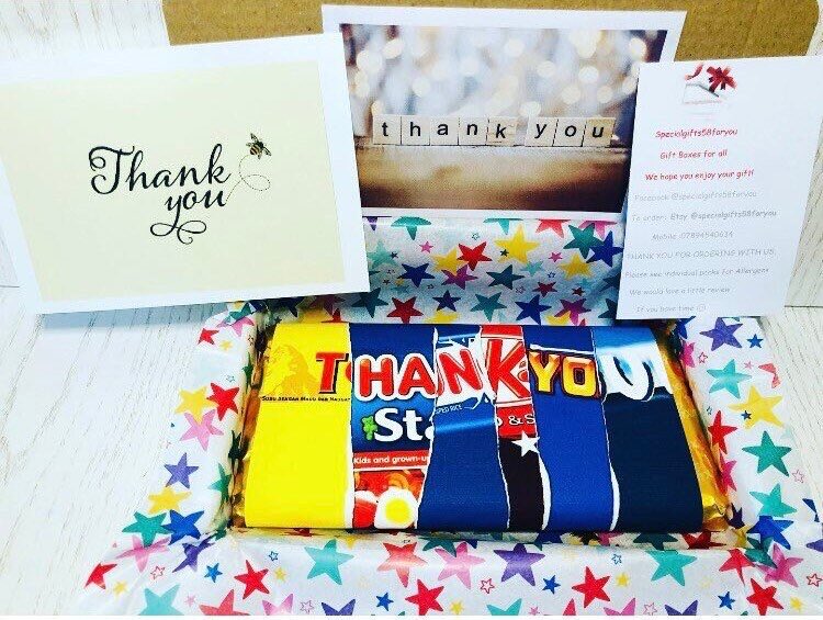 Personalised thank you chocolate bar. 
Best way to say thanks is always with chocolate. 

ktspecialgifts.etsy.com/listing/106539…
#thankyou #thankyougift #personalised #thankyouforhelping #cheers #thanks #etsy #etsyfinds #etsygifts
