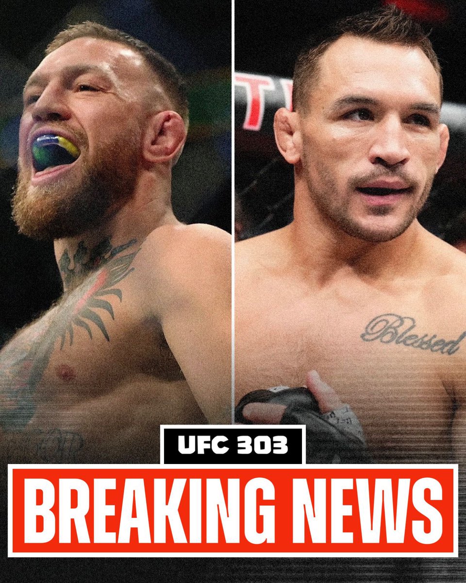 It’s finally official. Conor McGregor is back. June 29. UFC 303 main event. 170. Michael Chandler. Almost exactly three years after his last fight. Just announced. And just like he announced back in late December.