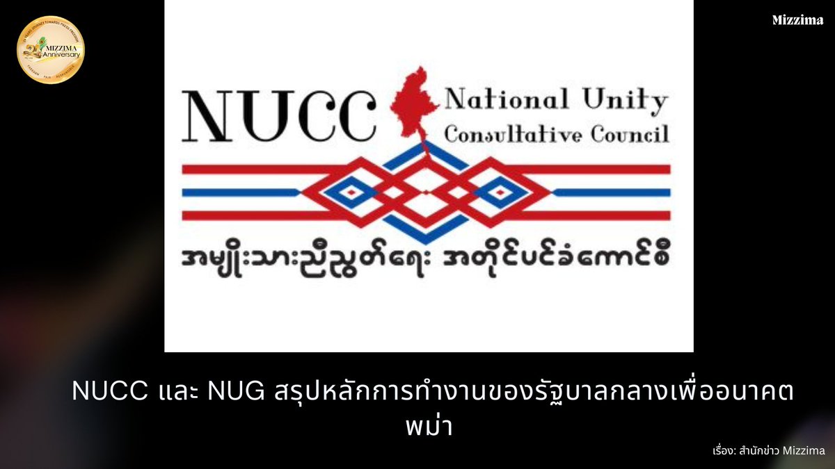 สภาที่ปรึกษาเอกภาพแห่งชาติ (NUCC) และรัฐบาลเอกภาพแห่งชาติ (NUG) ได้เสนอกฎบัตรประชาธิปไตยของรัฐบาลกลาง (FDC) เพื่อนำเสนอในสมัชชาประชาชนครั้งที่สอง ซึ่งจัดโดยสภาที่ปรึกษาเอกภาพแห่งชาติ (NUCC) อ่านเพิ่มเติม: linevoom.line.me/post/117130299… #เมียนมา #NUG