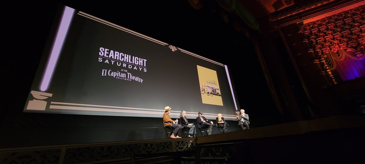 Then After The Film They Had A Panel Discussion With The Filmmakers And Some Of The Cast From The Film!  #ElCapitanTheatre #LittleMissSunshine #SearchlightPictures  #SearchlightSaturdays #Disney100  #D23