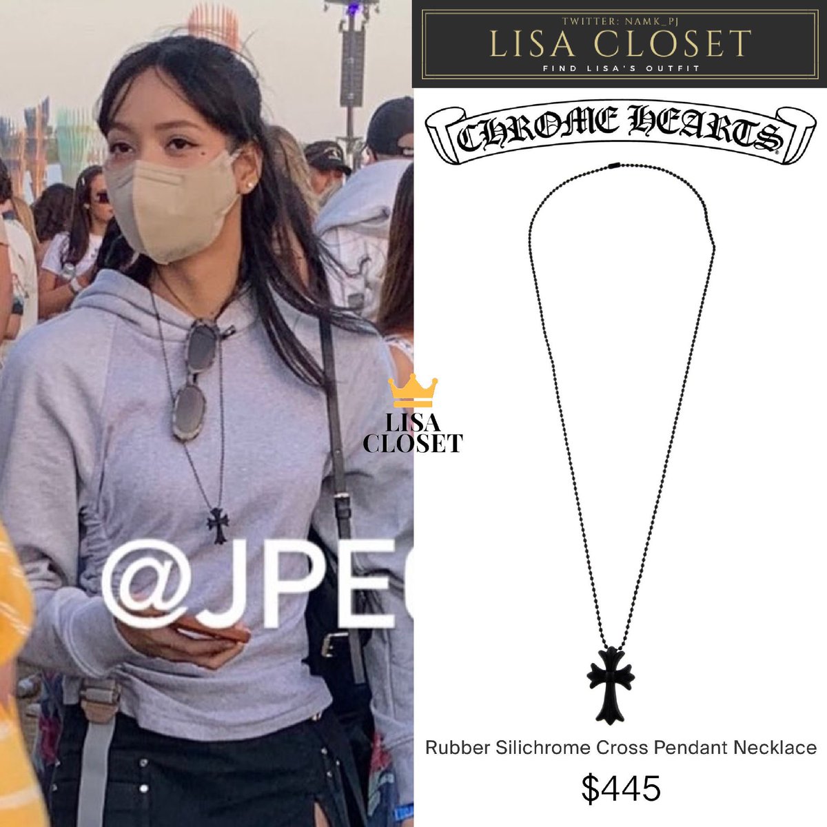 [240414 #Coachella2024 ] Day 1🔥✨
Sunglasses 2,200฿ ($59)
Necklace 16,300฿ ($445)
💸 Total 139,000฿ ($3,744)
@wearelloud @BLACKPINK
#LISA_CLOSET
#LALISA #LISA #WeAreLLOUD
#라리사 #BLACKPINK
#리사 #블랙핑크